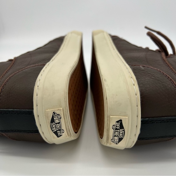 Vans Ultra Cush Leather High Top Sneakers - Picture 15 of 16